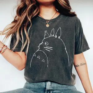 Vintage Totoro T-Shirt, M- Neighbor Totoro, Studio Ghibli T-Shirt, Ghibli Shirt, Ha-ao Mi-azaki, Studio Ghibli Gift, Anime Totoro T-Shirt