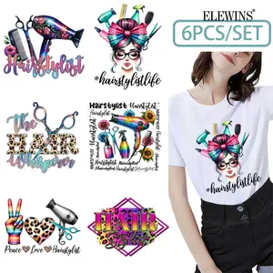 6 Sheets DTF Heat Transfer Vinyl Gold Foil for Tshirt Hoodie Jeans Backpack Pillow Washer Safe Iron on Transfer for Men Women