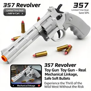 TikTok Viral Soft Bullet Toy / Safe & Non-Toxic Foam Bullets / Stress Relief Toy / Hot-Selling Birthday & Holiday Gift / Loved by Kids and Adults