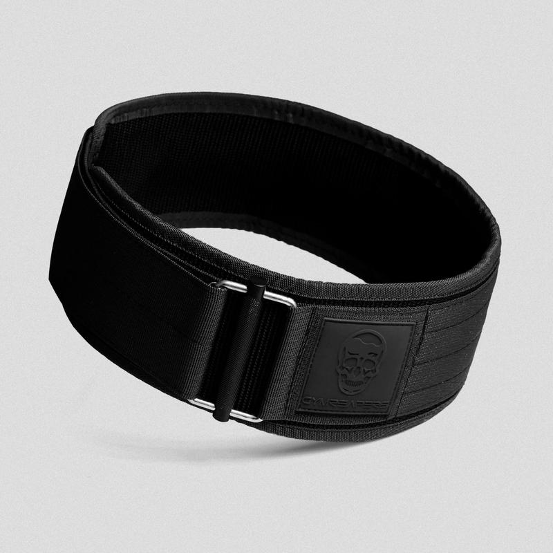 Gymreapers Quick Lock Weightlifting Belt for Enhanced Lifting Experience - Black/Black