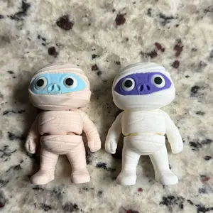 Articulated Mummy Figures for Creepy Halloween Themes