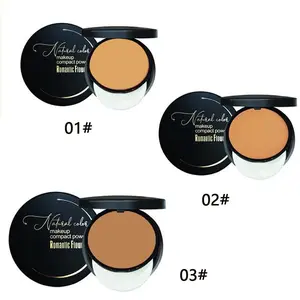 Long-lasting Matte Finishing Powder Palette, Waterproof Sweatproof Concealer Palette, Face Setting Powder Highlight and Contour Palette for All Skin Tones, Soft Matte Makeup