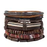 5pcs Boho Style Adjustable Beaded Design &, Casual Trendy Vintage Jewelry for Women & Men, Fashion Versatile Accessories for Parties and Clubs, Stackable Bracelets, Stacked Bracelets