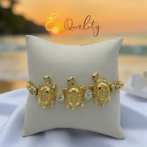 B20 Turtle Bracelet - Gold Plated 14k