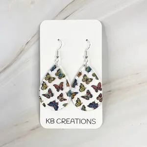 Butterfly Dangle Acrylic Earrings
