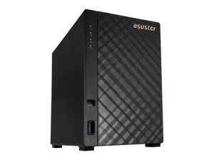 Asustor AS1202T Drivestor 2 Gen 2 ,2 Bay NAS, Quad-Core 1.7GHz CPU, 2.5GbE Port, 1GB DDR4, Three USB 3.0 (Diskless)