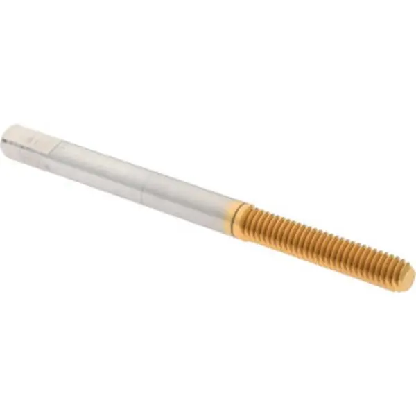 Hertel Thread Forming Tap: Metric, Bottoming, High-Speed Steel, Titanium Nitride Coated 3/4" Thread Length, 2.1250" OAL, D6 K010453AS25