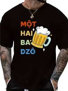 Black Short-sleeved T-shirt Wear-resistant Cotton, 6.35 oz, Size S-xxxl Black Casual Short-sleeved Shirt, with Red Square Design, Machine Washable, Suitable for Outdoor Sports, Casual Short-sleeved T-shirt, Christmas Gift, Suitable for Family