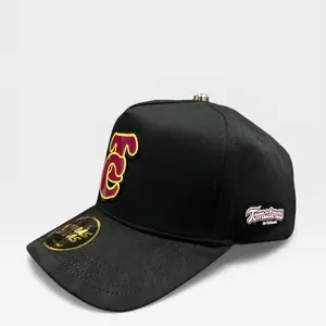 GORRA VISERA GAMUZA “TOMATEROS” Estilo placa en alta calidad y ajustable - high quality adjustable black snapback hat