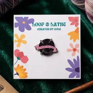“ Stitches Be Crazy” pin
