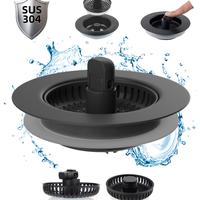 Black - with 3 SUS304 Strainers