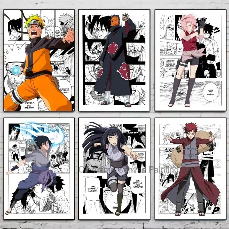 [Sale off up to 55%][Free Ship] Japanese, N-Naruto Anime Poster, Canvas Art, Wall Murals Decor, Game Room Decor, Gifts, Kawaii, HD Painting, Cat, Cars