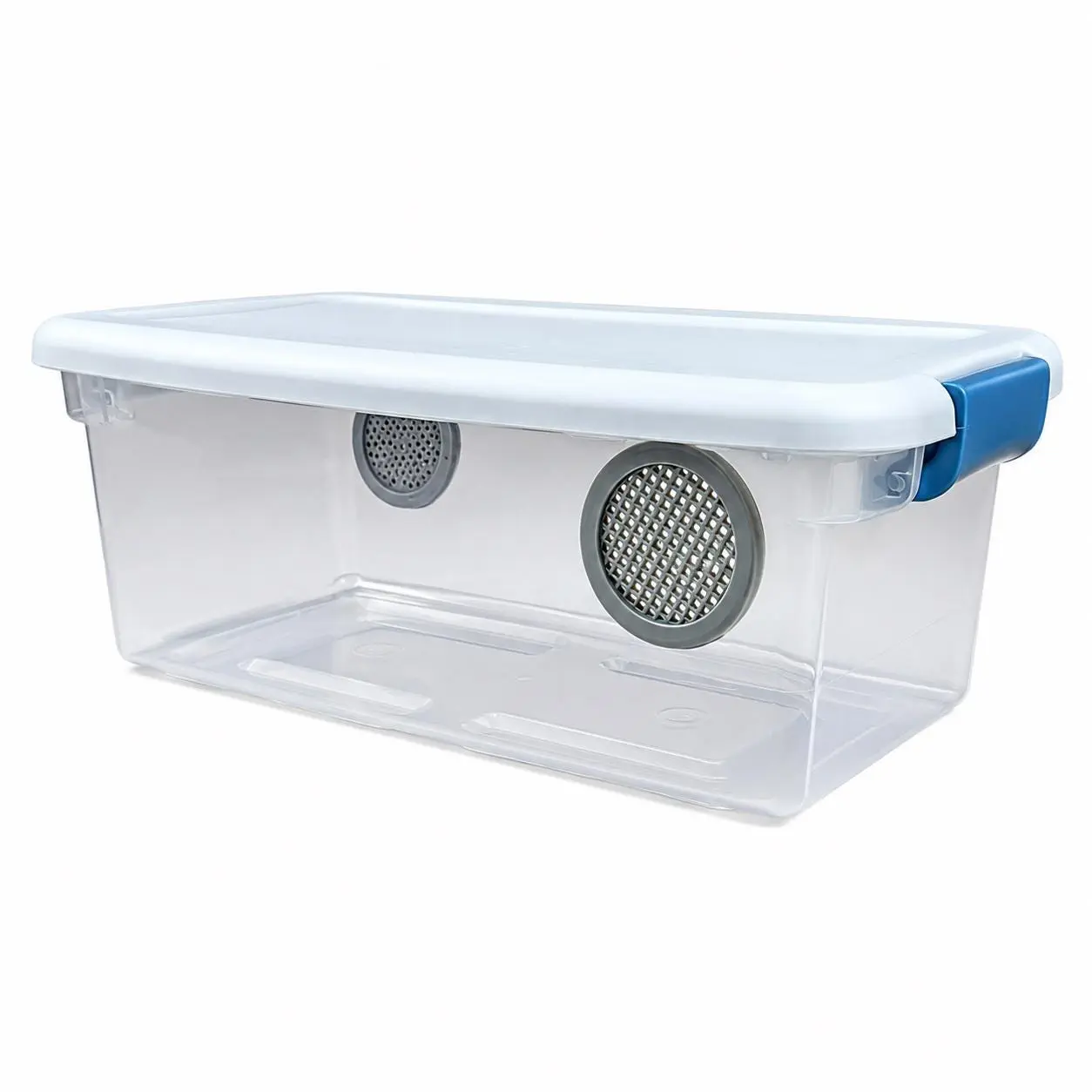 6 Qt Isopod Enclosure with 2” Ventilation | Locking Lid | Bioactive Terrarium Habitat