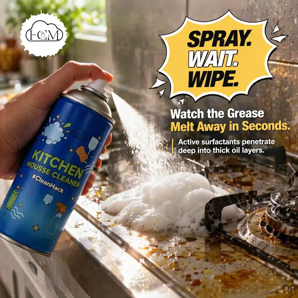 HCM Kitchen Cleaner: Tile Cleaner, Sink Cleaner, Drain Cleaner, Cabinet Cleaner, Grease Remover, Mold & Bacteria Remover