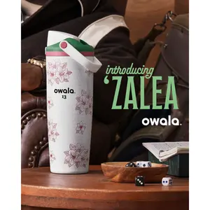 Owala 30oz Freesip Water Bottle Insulated Stainless Steel Tumbler Large Capacity Leak Proof Straw Lid Handle Outdoor Sports Travel Bottle Limited Edition Style