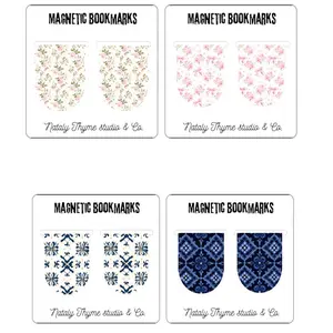 Spring collection magnetic bookmarks gifts for readers and book lover bookish gifts