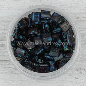 4504 - Deep Red Picasso | Miyuki Tila Beads