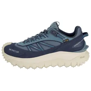 Moncler Trailgrip Leather Round-Toe Drawstring Outdoor Functional Shoes for Men in Blue Trending Shoes, House White Official Shoes to Get / Maison Mihara Verifiable, with credentials and supporting global authentication