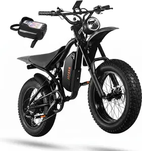 【JECHAM】【QL200】Adult/Teen Commuter Electric Bike, 3000W/4700W Peak Power, 40-50MPH Top Speed, Lightweight Aluminum Alloy Frame, Powerful Motor, Puncture-Resistant Tires, Dual Suspension, Advanced Performance