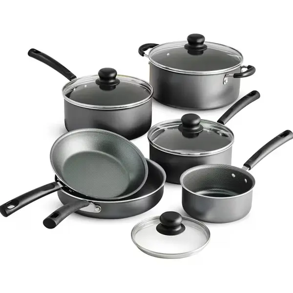 10-Piece Nonstick Cookware Set, Pots and Pans Set with Lids, Kitchen Cooking Set