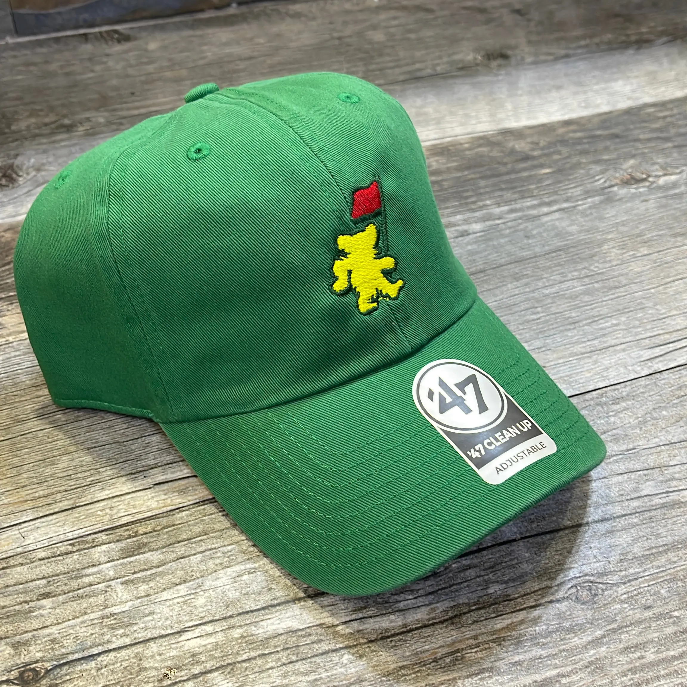 Grateful Dead Dancing Bear Masters Golf Trucker Hat Direct Embroidery Retro 70s Grateful Dead Inspired Dancing Bear Masters Hat Trucker  main image 4