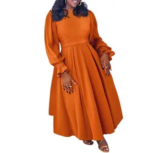 Women's clothing autumn and winter, elegant style banquet large skirt A-shaped skirt large size dress