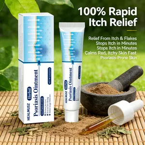 Powerful Herbal Psoriasis Cream – Anti-Itch, Anti-Fungal Relief for Scalp, Body, Feet & Groin – Treats Tinea, Eczema, Ringworm, Athlete’s Foot – Deep Hydration – 20g Tube
