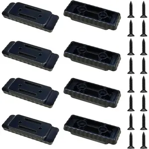 8-Pack Mounting Feet for Milwaukee Packout,Milwaukee Packout Accessories,Feet Mounting System (Black*8)