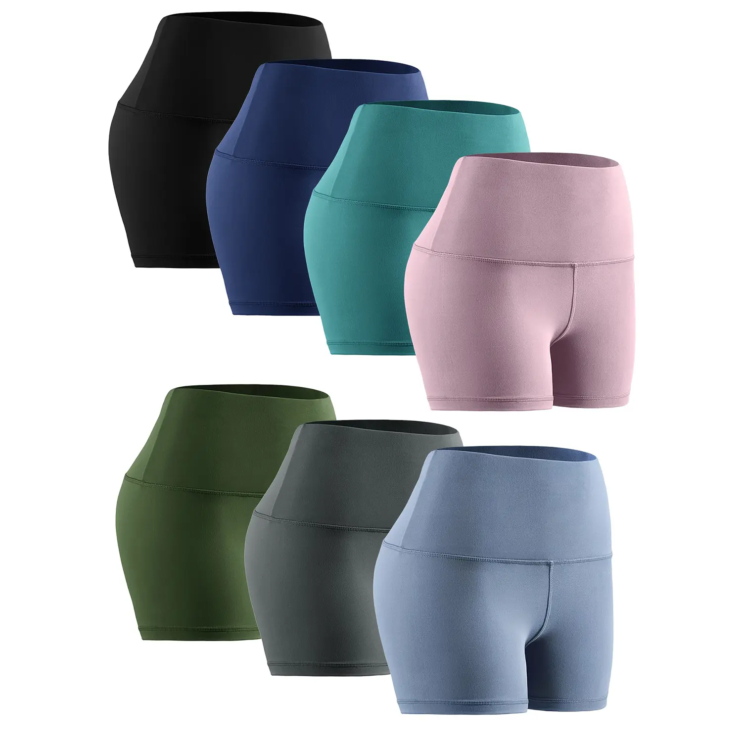 7-Black+Darkgray+Navy+Pink+Green+Blue+ArmyGreen