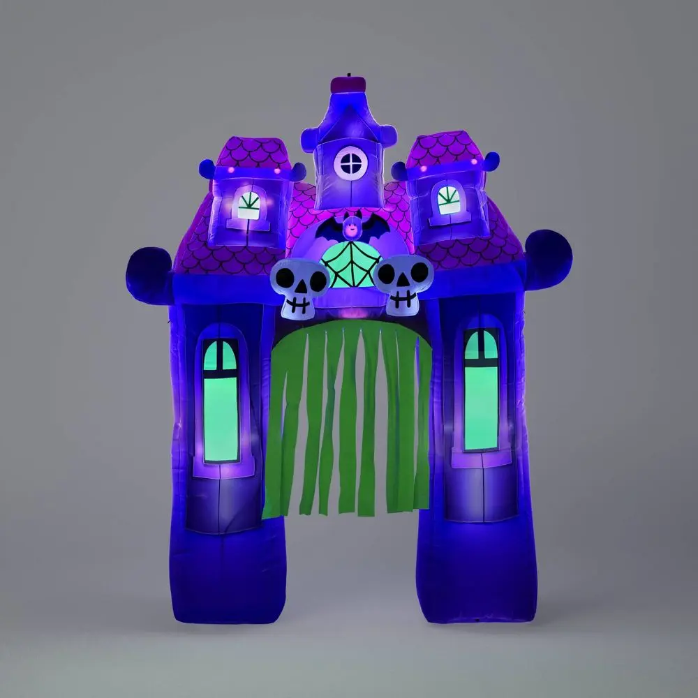 11.2' Projection Airblown Archway Kaleidoscope Haunted House Halloween Inflatable Decoration - Hyde and EEK! Boutique