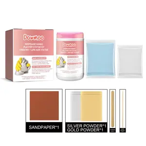 Dowmoon Keepsake Hands Plaster Statue Kit Creates 1 Life-Size Statue, DIY Three-Dimensional Plaster Model DIY Handmade Craft Gifts