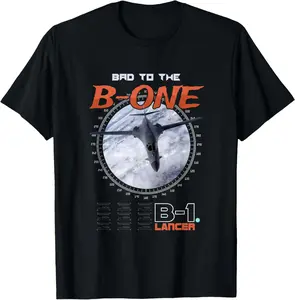 100%cotton B-1 Lancer Air Force Bomber T shirt Gift T-Shirt