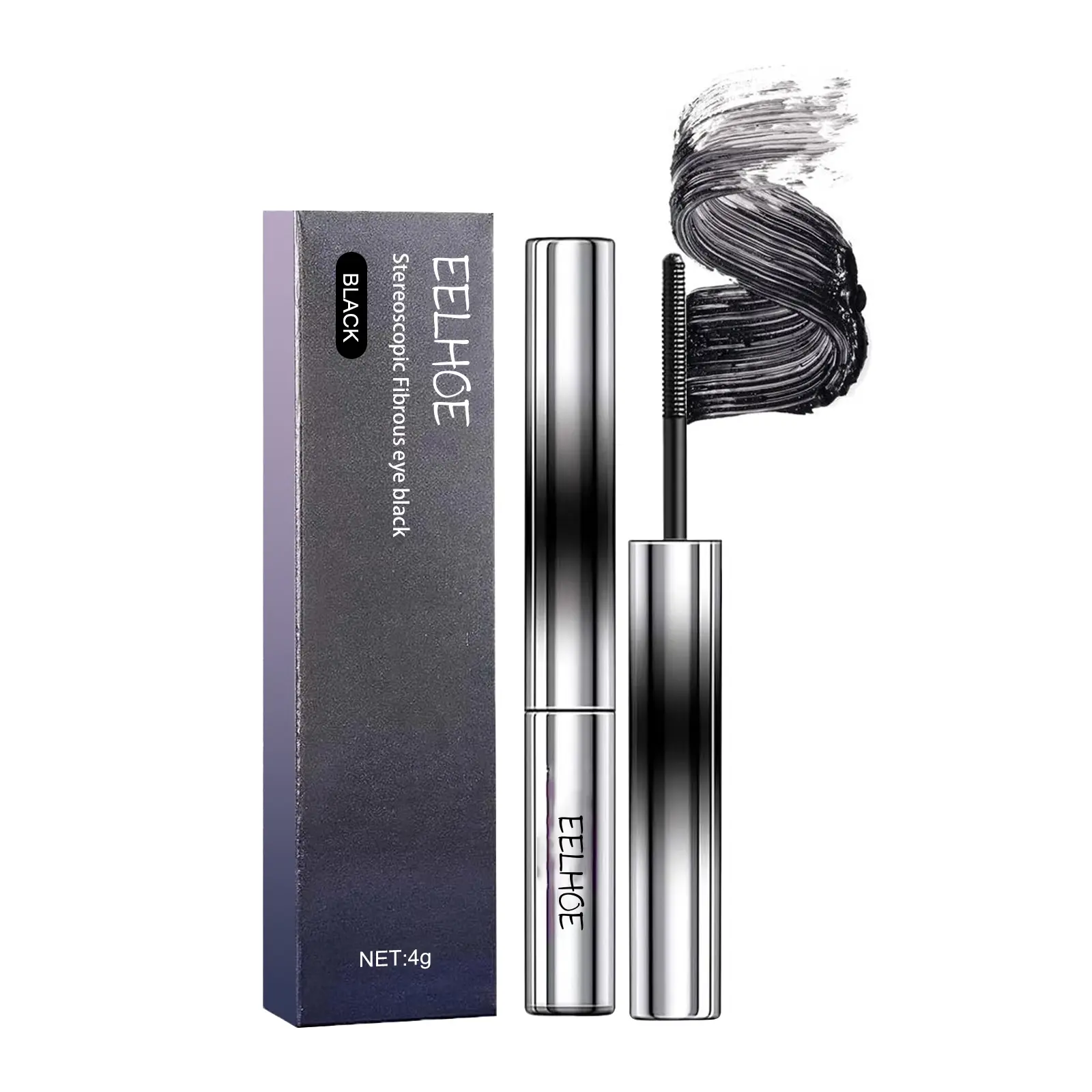 Exquisite EELHOE Mascara, natural, lightweight, silky smooth, easy to apply, perfect for daily beautiful eye makeup, non-smudging, convenient mascara