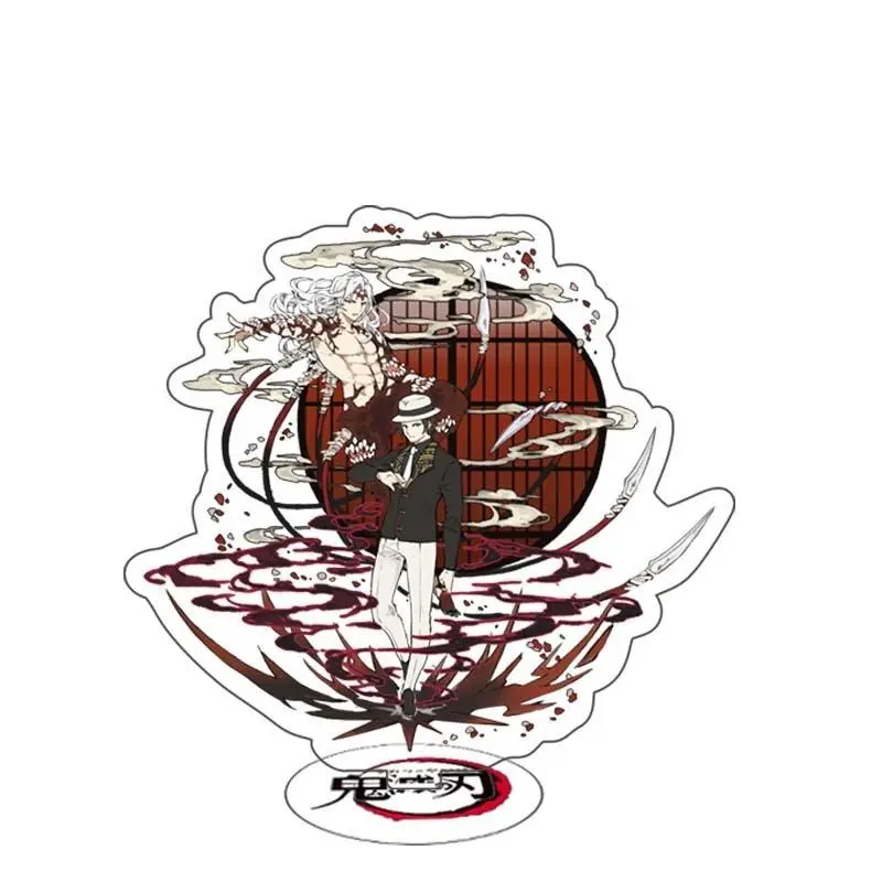15cm Anime Kokushibo Tokitou Muichirou Acrylic Stand Figure Cartoon Double Sided Desktop Standing Action Model Plate Toy