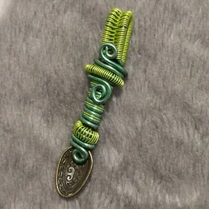 Handmade Wire Wrapped Spoon Pendant