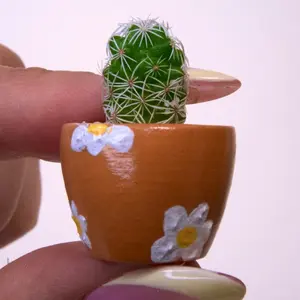 LITTLE PRICKS - Micro Mini Cactus - Spring Collection - Hand Painted, DIY kit, Unique gifts, Live plant, Decor, Home Decor