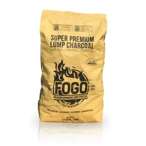 Fogo Charcoal 259967 17.6 lbs Super Premium Hardwood Lump Charcoal