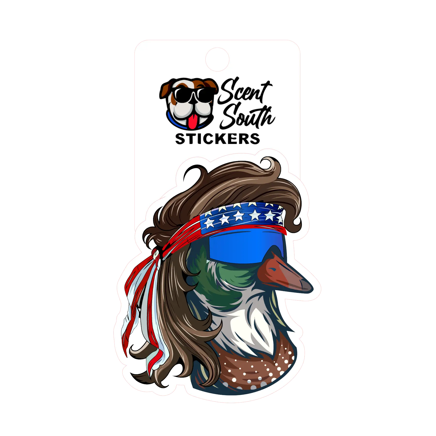 Mullet duck - Sticker Mullet duck - Sticker