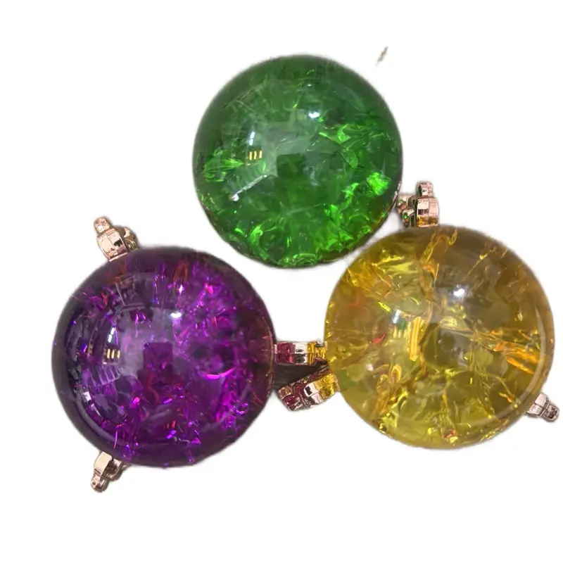 Cracked Glass Spheres