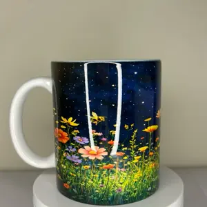 Midnight Honey Garden Mug