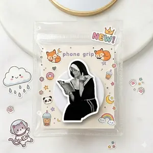 Rebellious Nun Phone Grip – Funny Reading Pose, Cute Stickers, Pop Culture Accessory for Teens & Teens’ Phones