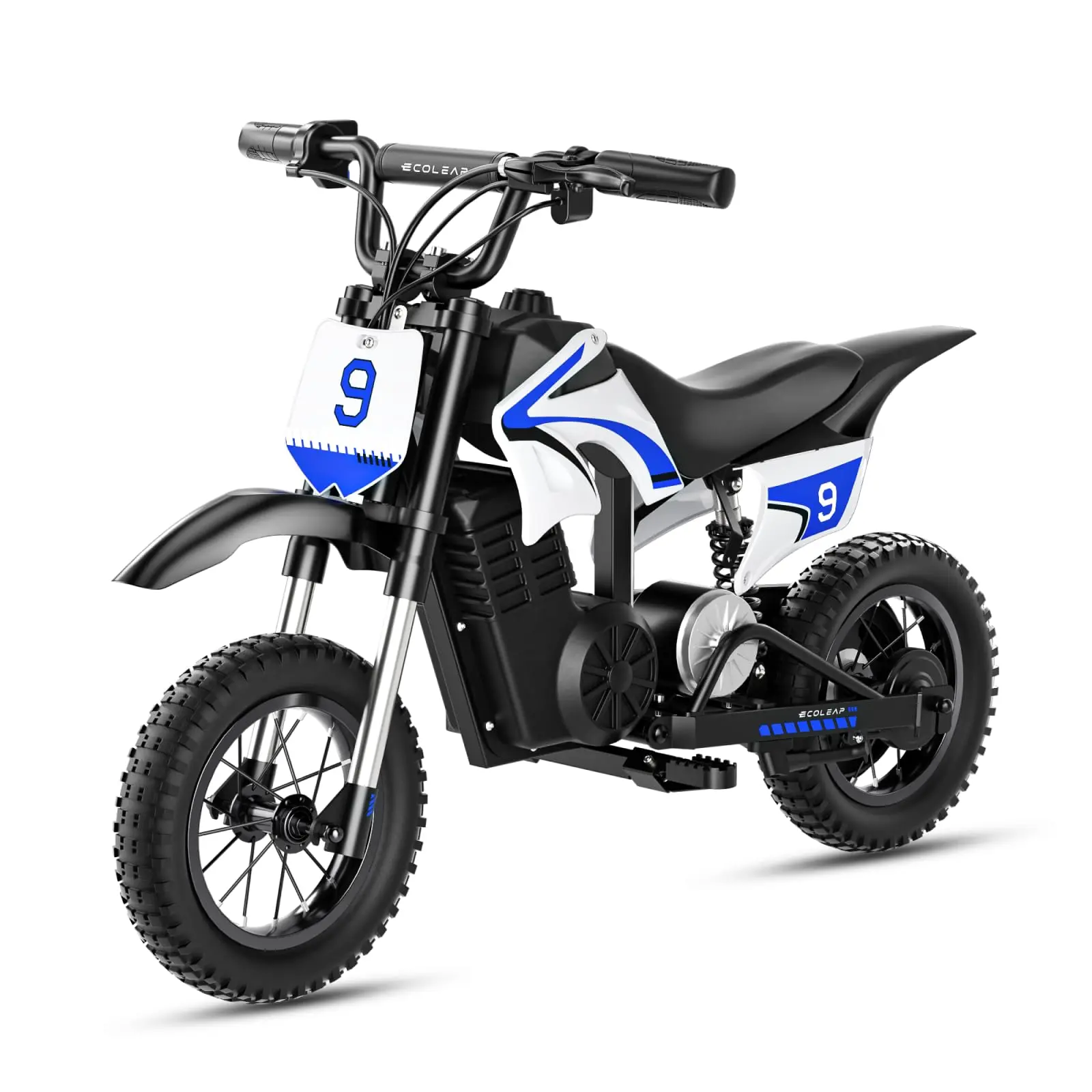 ECOLEAP K1 Electric Bike 36V Motorcycle,16MPH Fast Speed 14 Mile Long-Range,700W Peak 3-Speed Modes Electric Bike for Kids Ages 3-10