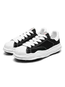 Men & Women Casual Shoes, Sports Shoes, Maison Mihara Yasuhiro Thick Sole Sneakers, Retro Twisted Canvas Shoes, Daily Wear, Anti-Slip, Durable, Lightweight