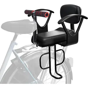 Rear  Seat for   Mount, Upgrade Rear Mounted   Seat with Backrest Armrest Foot Pedals - Width Adjustable  Rear Seat for , Fits  Rear Frames