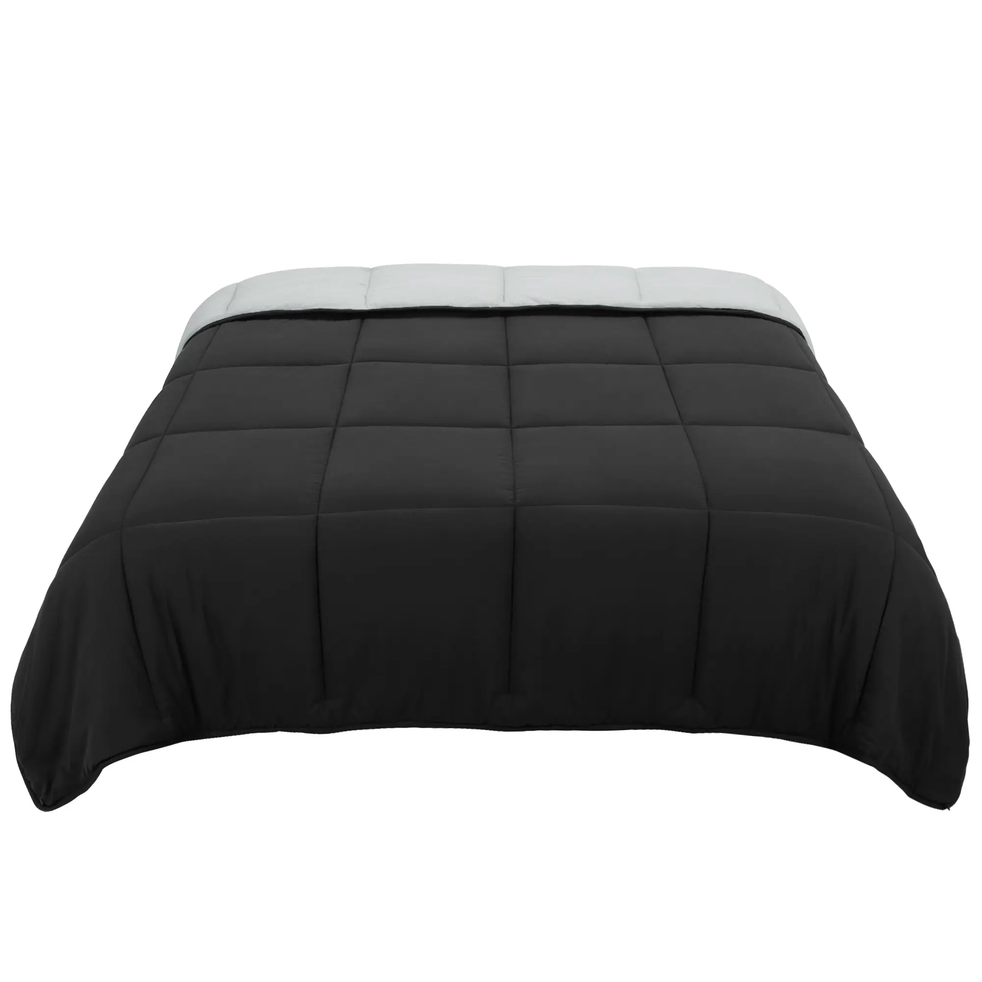 PiccoCasa All Season Comforter, Soft Lightweight Quilted Down Alternative Comforter Breathable Reversible Duvet Insert with 6 Corner Tabs