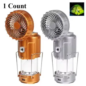 Solar Powered LED Camping Lantern, Foldable Emergency Light, Outdoor Tent Lamp, Essential for Summer Fishing BBQ, Multiple Power Options