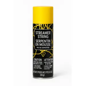 Vibrant Yellow Streamer String - Party Essential