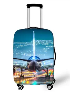 High Elastic Luggage Cover Protective Anti-Scratch Dustproof Suitcase Sleeve Durable Travel Accessory Fits 18-32 Inch Luggage for Airline & Road Trips