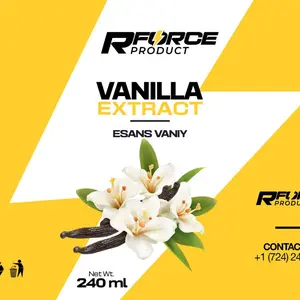 RForce Product ESANS FLOVOR Anise Extract ESANS ANETWALE , VANIY, NOYO 240ml Natural RForce Flavor Essence RForce Essence Collection 	RForce Authentic Extracts 	RForce Premium Flavor Drops 	RForce Kitchen Essentials
