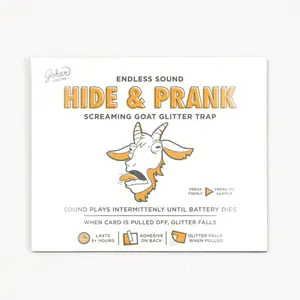 Hide & Prank Goat Glitter Trap